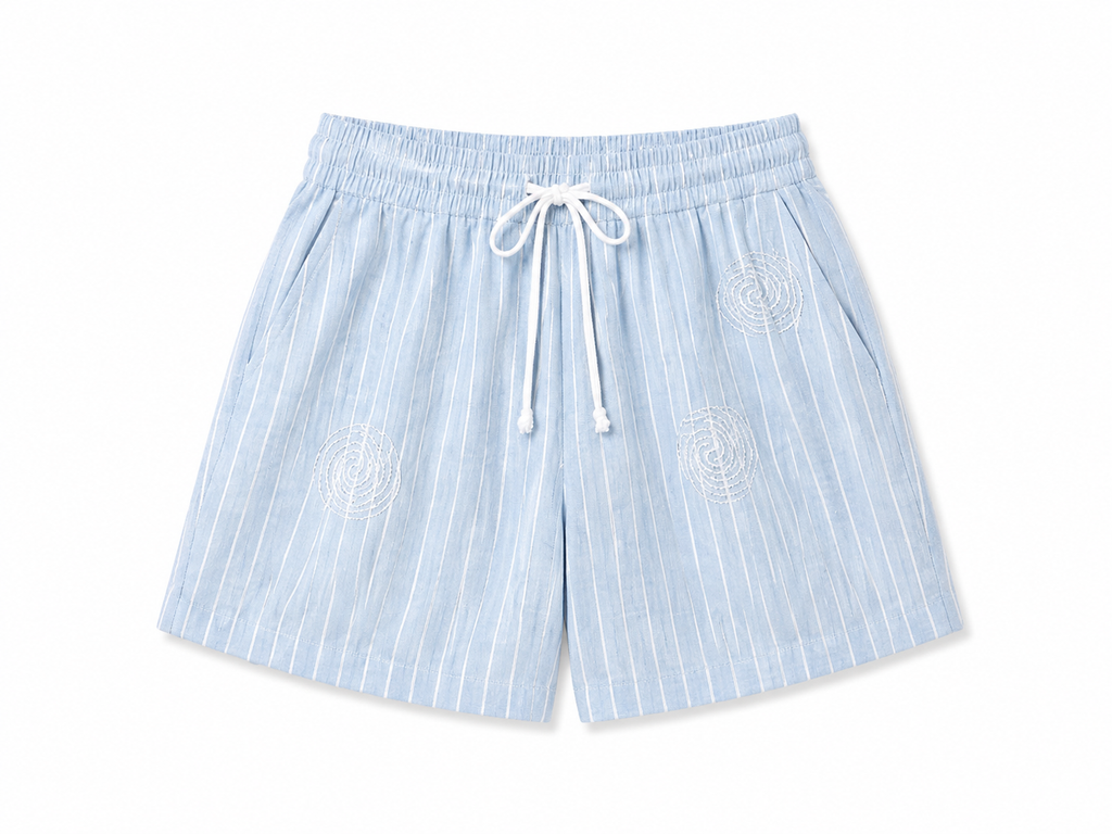 The Breeze Set — Light Blue & White